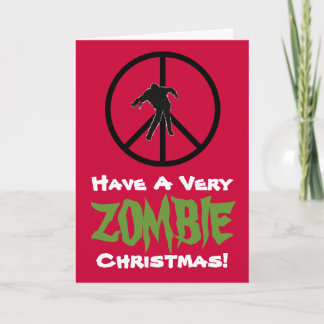 ZOMBIE Christmas Funny Greeting Card