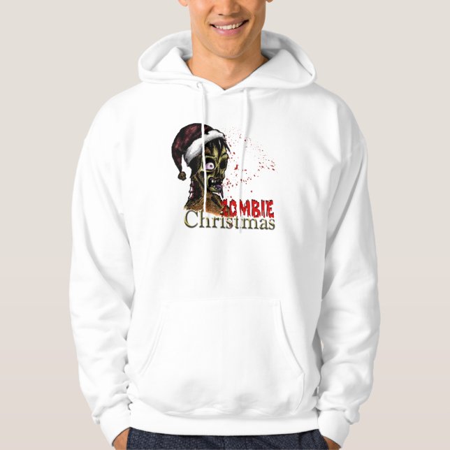 zombie christmas hoodie (Front)