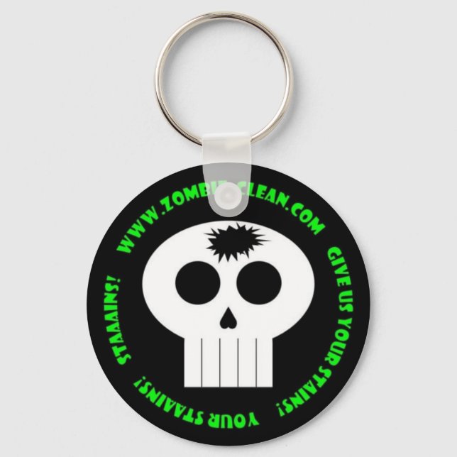 Zombie-Clean Keychain (Front)
