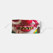 Zombie Clown Adult Cloth Face Mask (Front, Folded)