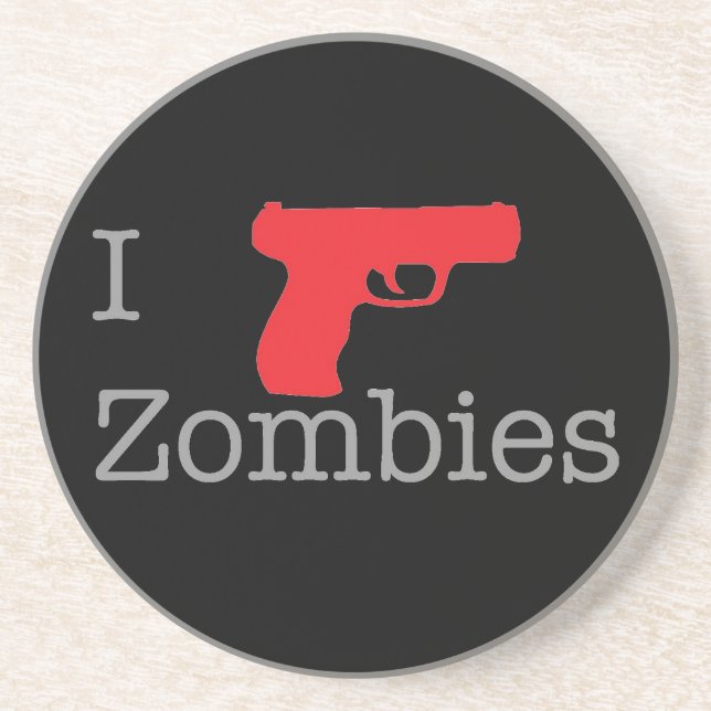 Zombie Coast (darkness) Drink Coaster (Front)
