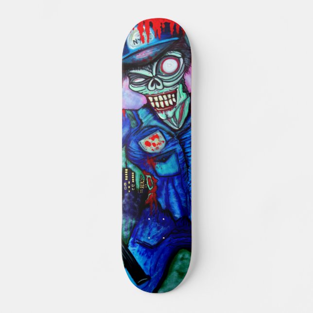 Zombie Cop Skateboard (Front)