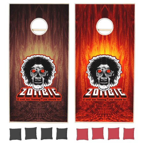 ZOMBIE  CORNHOLE SET