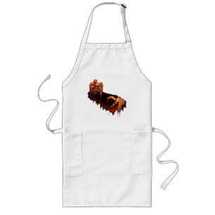 Zombie Costume Halloween Aprons Pumpkin Apparel