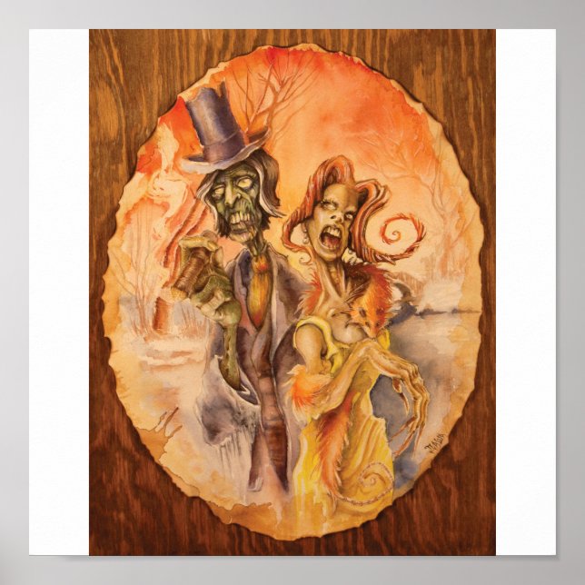 Zombie Couple Poster (Front)