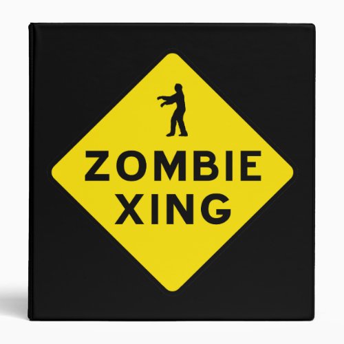 Zombie Crossing Binder