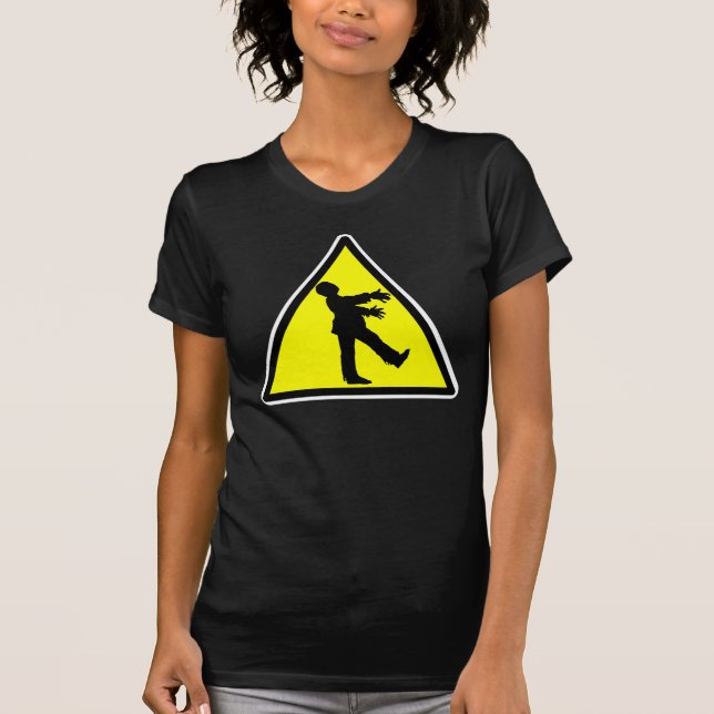 Zombie Crossing Destroyed T-shirt (Front)