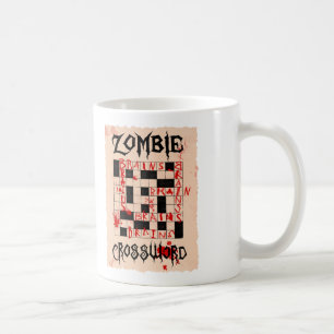 Zombie Crossword Mug