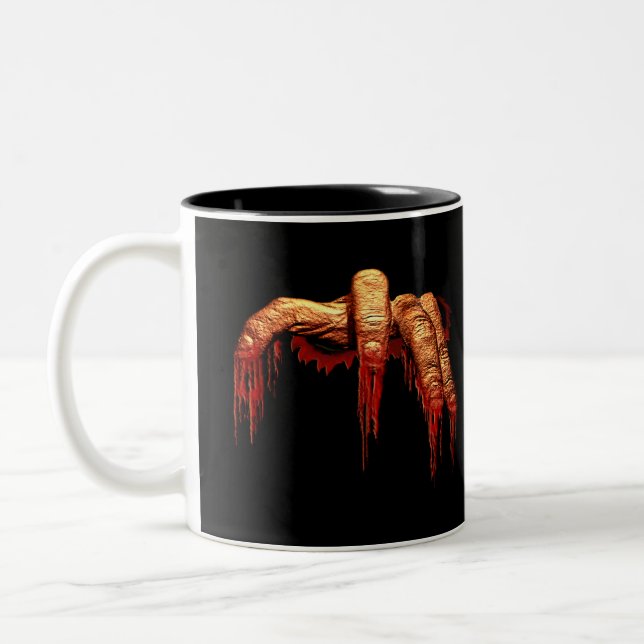 Zombie Cup Gory Undead Zombie Gifts Mugs / Cups (Left)