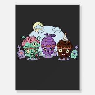 Zombie Cupcake Halloween Foam Board