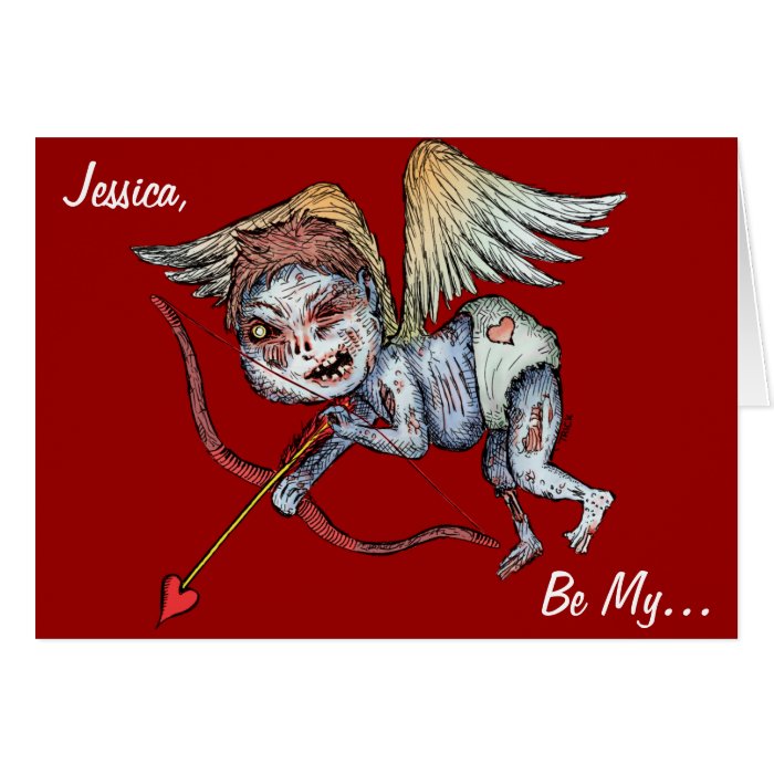 Zombie Cupid   Valentine Card