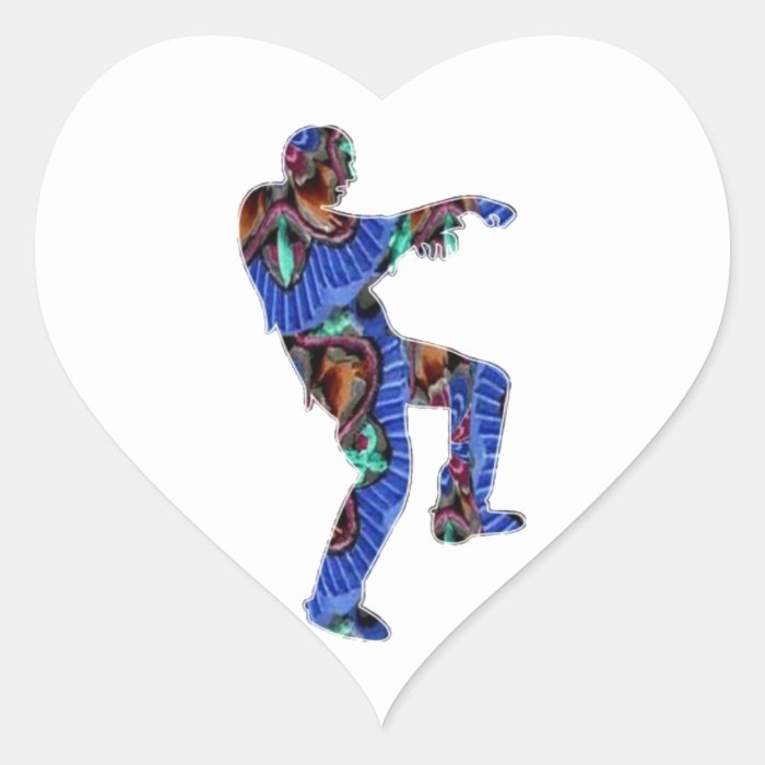 Zombie Dance   Kids PaperCraft Giveaways Heart Stickers