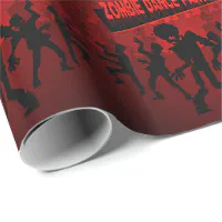 Zombie Dance Party Wrapping Paper