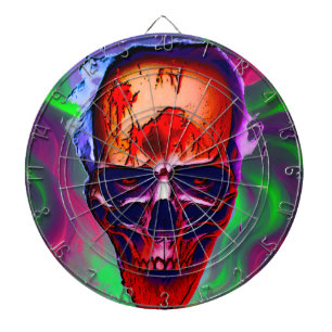 Zombie darts dart board