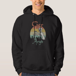 Zombie Dead Mummy Grr Argh Halloween Retro Hoodie