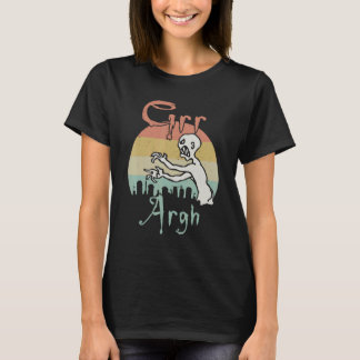 Zombie Dead Mummy Grr Argh Halloween Retro T-Shirt