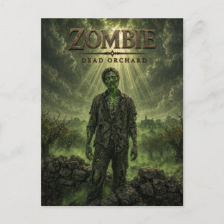 Zombie Dead Orchard Dark Cinema Postcard