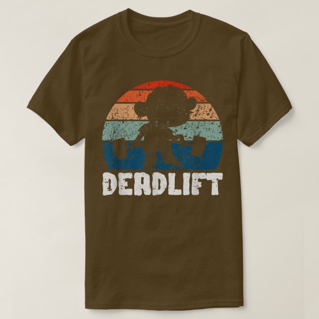 Zombie Deadlift Funny Gym Halloween Workout Fitnes T-Shirt (Design Front)