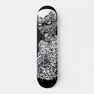 Zombie Death Metal Black And White Art Deck