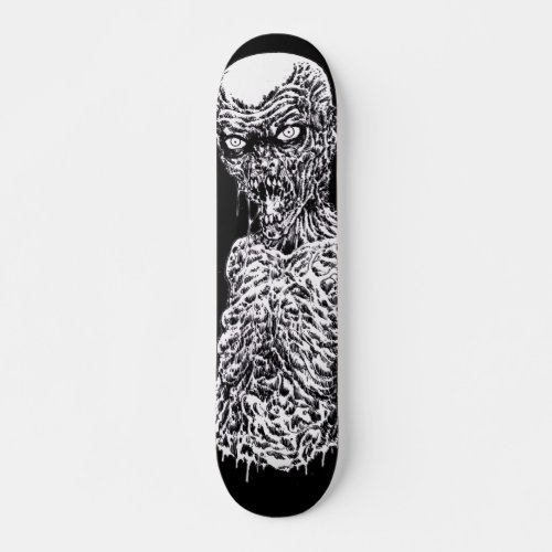 Zombie Death Metal Black And White Art Deck