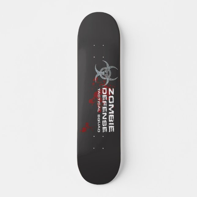Zombie Defense Tactical Squad board - black (Front)