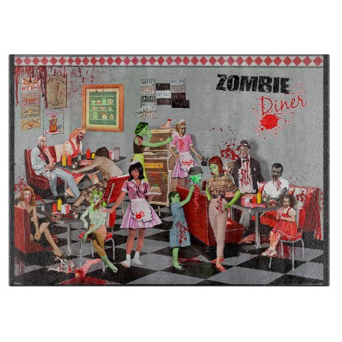 Zombie Diner Cutting Board