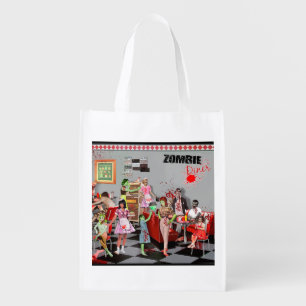 Zombie Diner Grocery Bag