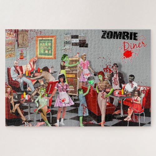Zombie Diner Jigsaw Puzzle
