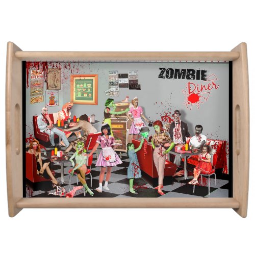 Zombie Diner Serving Tray
