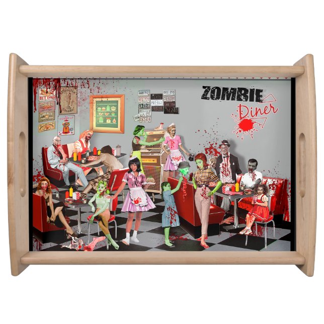 Zombie Diner Serving Tray (Front)