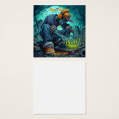 Zombie DJ Rave Halloween Party Vibes (Front & Back)