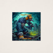 Zombie DJ Rave Halloween Party Vibes (Front)