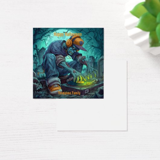 Zombie DJ Rave Halloween Party Vibes (Desk)