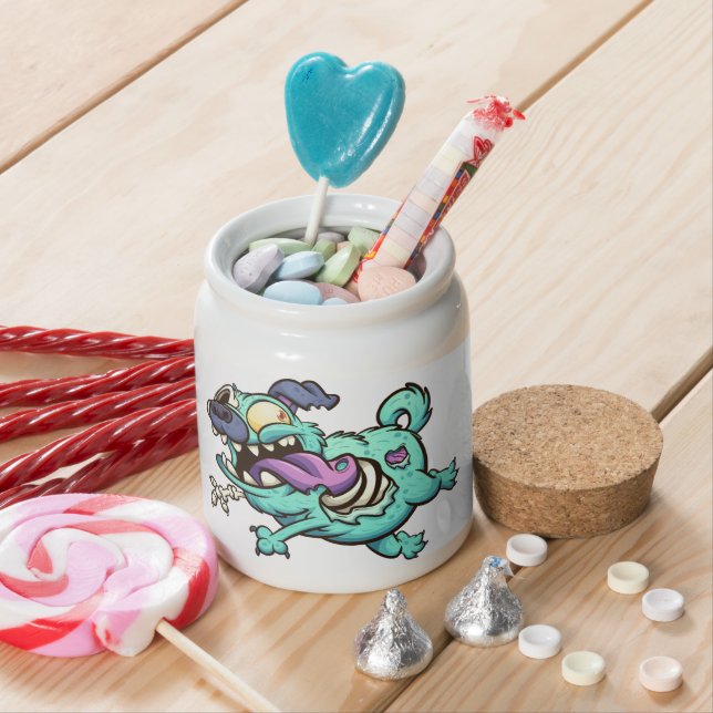 Zombie Dog Candy Jar (In Situ)