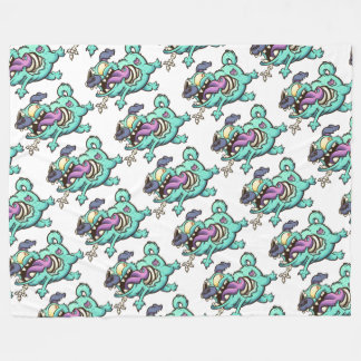 Zombie Dog Fleece Blanket
