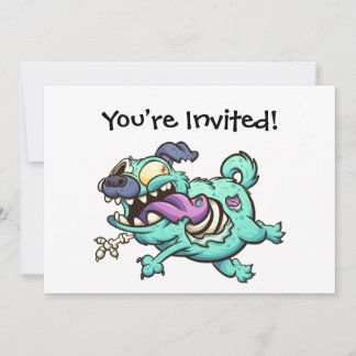 Zombie Dog Invitation