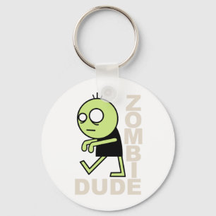 Zombie Dude Keychain