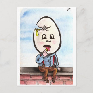 Zombie Dumpty Postcard