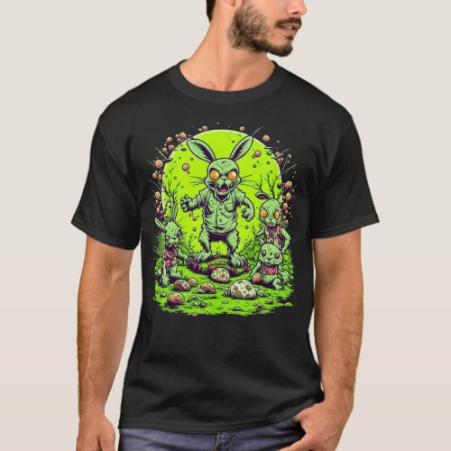 Zombie Easter Bunny T_Shirt
