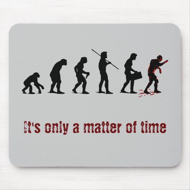 Zombie Evolution Mouse Pad (Front)