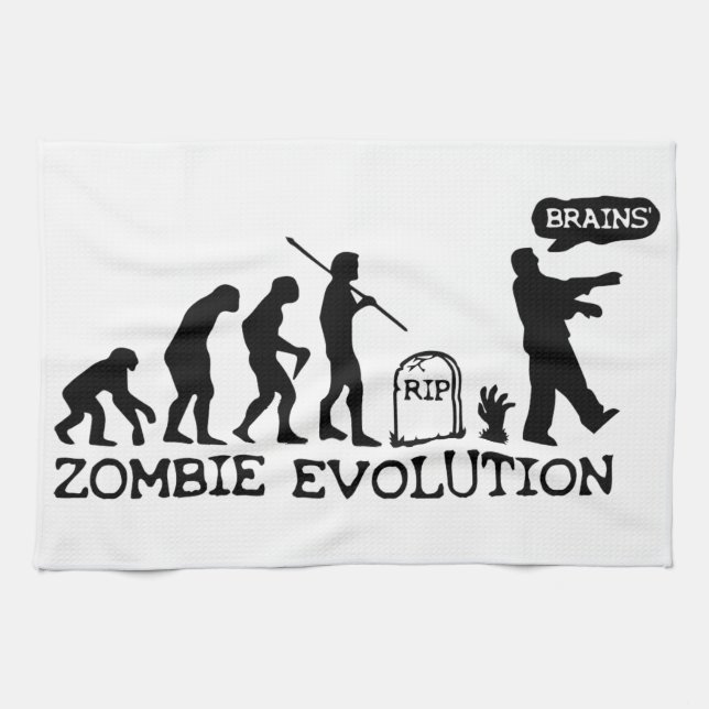 Zombie Evolution Towel (Horizontal)