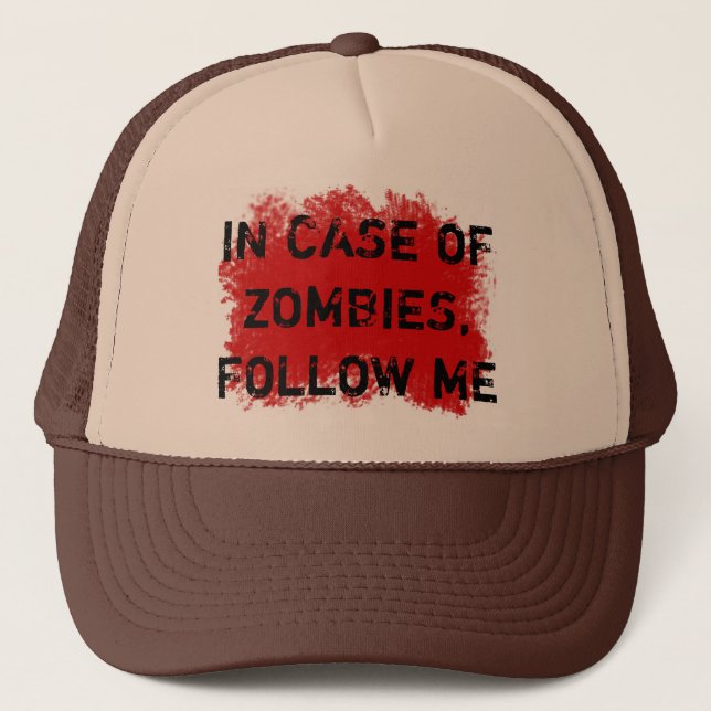 Zombie Expert Trucker Hat (Front)