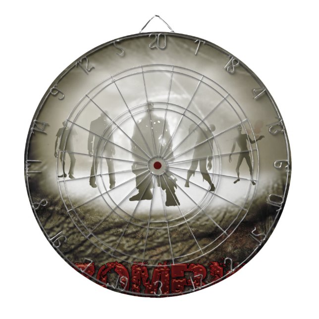 Zombie Eye Dart Board (Front)