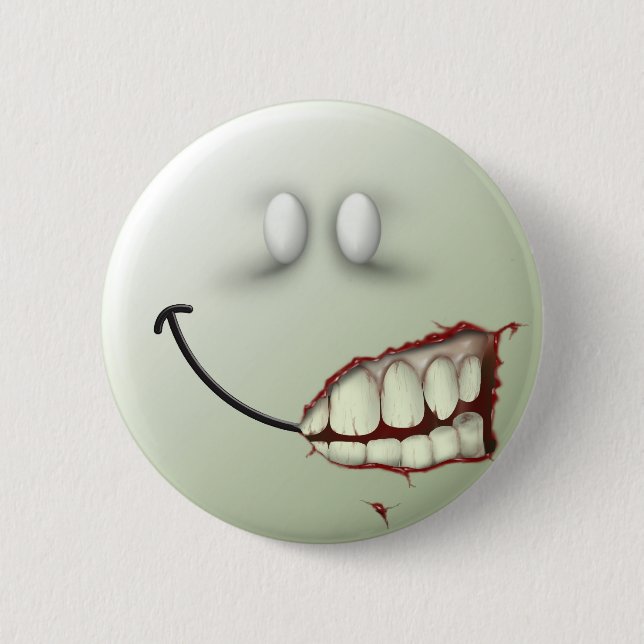 Zombie Face Button (Front)