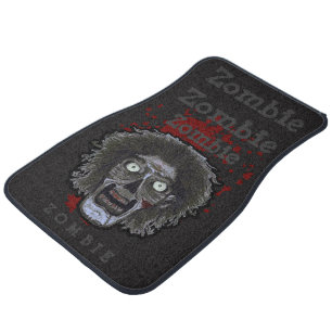 Zombie Face Car Floor Mat