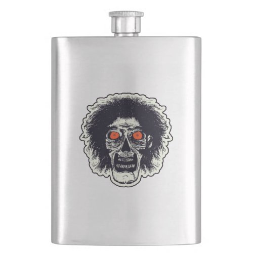 Zombie Face Flask