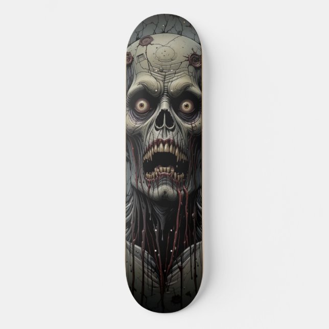 Zombie Face Skateboard (Front)