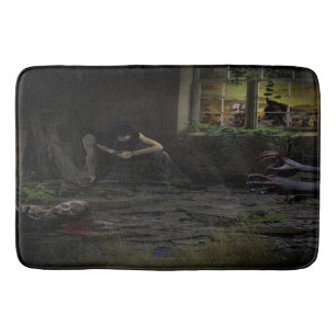 Zombie Fantasy Bathroom Mat