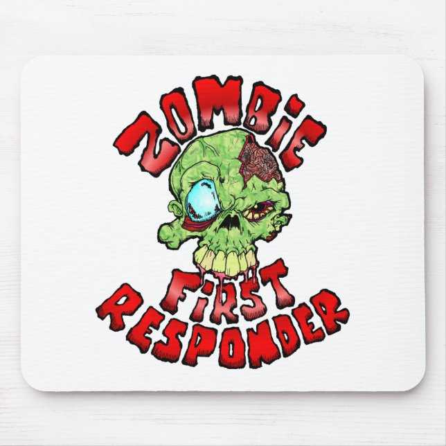 Zombie First Responder Mouse Pad (Front)