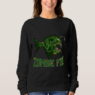 Zombie Fish The Halloween Deep Sea Frogfish Sweatshirt